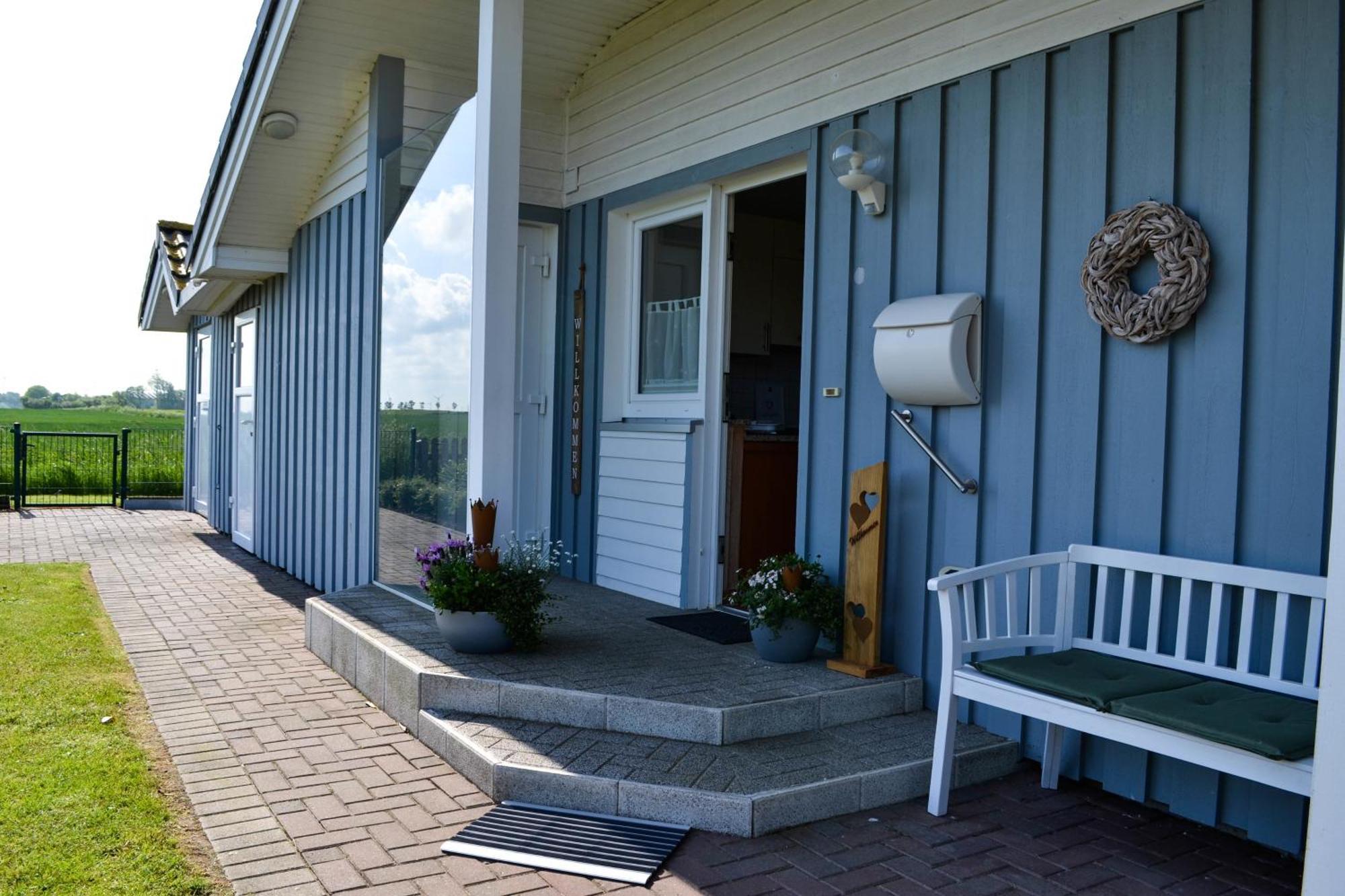 Modernes Ferienhaus Direkt An Der Nordsee Wesselburenerkoog Exterior foto